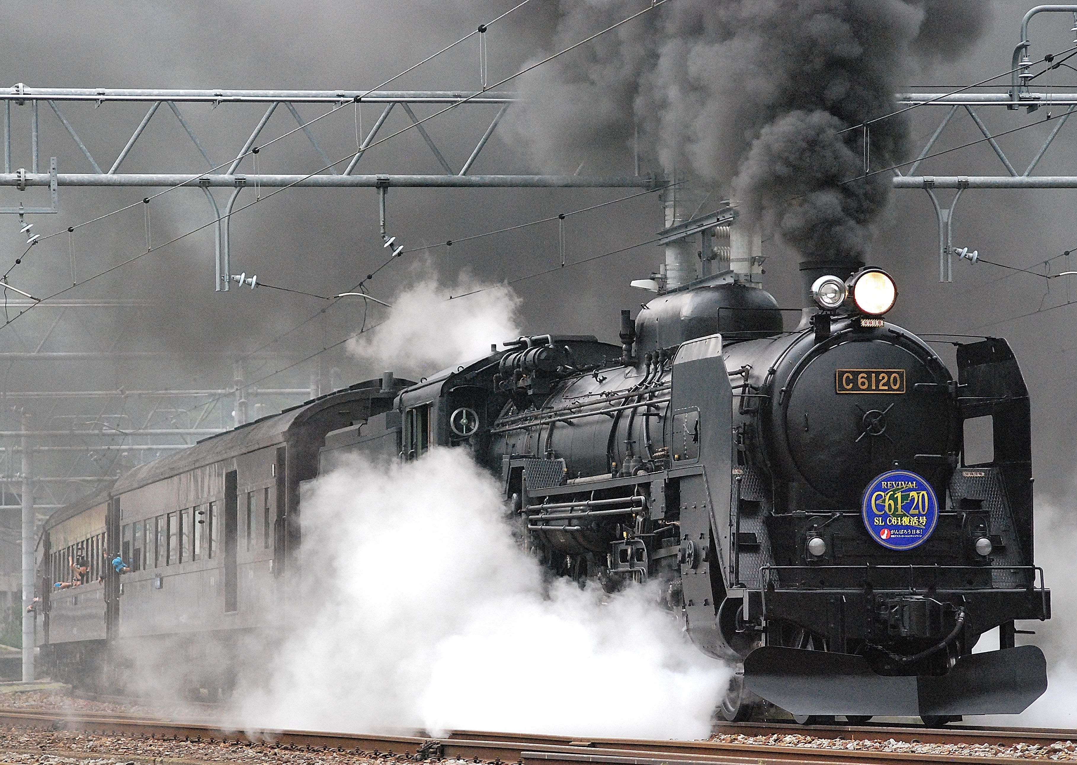 Train crossing a beautiful bridge